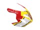 2004-2005 Suzuki GSXR 600 / GSXR 750 Motorcycle Fairings - White Red Yellow Michelin Texaon Heron 7 UK