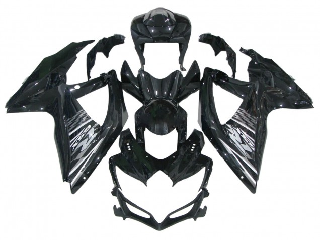 2006-2007 Suzuki GSXR 600 / GSXR 750 Motorcycle Fairings - Glossy Black Grey White UK