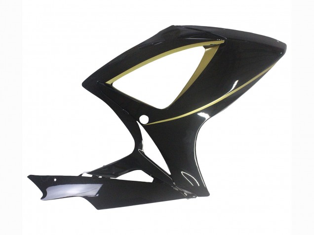 2006-2007 Suzuki GSXR 600 / GSXR 750 Motorcycle Fairings - Glossy Black Gold Stripe UK