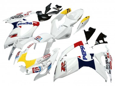Best 2006-2007 Suzuki GSXR 600 / GSXR 750 Motorcycle Fairings - White Red Yellow Motul UK