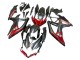 2008-2010 Suzuki GSXR 600 / GSXR 750 Motorcycle Fairings - Matte Black Red UK