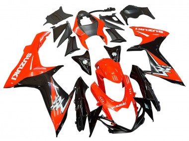 Best 2011-2024 Suzuki GSXR 600 / GSXR 750 Motorcycle Fairings Kits - Red Glossy Black UK