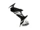 2011-2024 Suzuki GSXR 600 / GSXR 750 Motorcycle Fairing - Glossy Black Silver UK