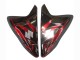 2011-2024 Suzuki GSXR 600 / GSXR 750 Motorcycle Fairings - Glossy Black Red Flame UK