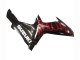 2011-2024 Suzuki GSXR 600 / GSXR 750 Motorcycle Fairings - Glossy Black Red Flame UK