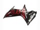 2011-2024 Suzuki GSXR 600 / GSXR 750 Motorcycle Fairings - Glossy Black Red Flame UK