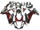 2011-2024 Suzuki GSXR 600 / GSXR 750 Motorcycle Fairings - Glossy Black Red Flame UK
