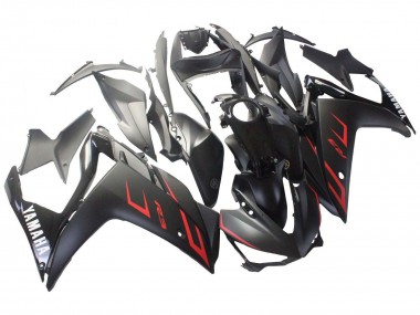 Best 2015-2018 Yamaha YZF R3/R25 Motorcycle Fairings - Glossy Black Matte Black Red UK