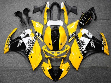 Best 2015-2018 Yamaha YZF R3/R25 Motorcycle Fairings - Yellow White Black UK
