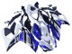 2015-2018 Yamaha YZF R3/R25 Motorcycle Fairings - White Blue Black Yamalube UK