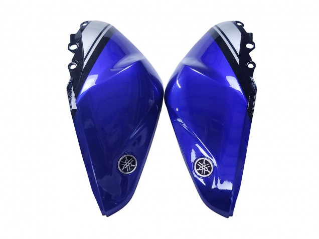 2015-2018 Yamaha YZF R3/R25 Motorcycle Fairings - White Blue Black Yamalube UK