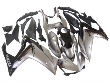 Best 2015-2018 Yamaha YZF R3/R25 Motorcycle Fairings - Silver Black UK