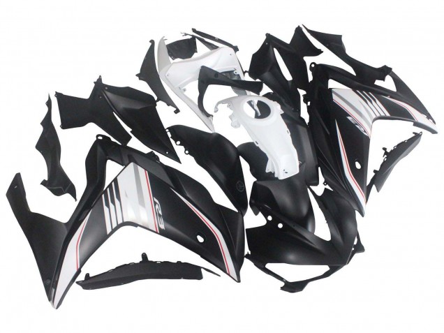2015-2018 Yamaha YZF R3/R25 Motorcycle Fairing - White Red Matte Black UK