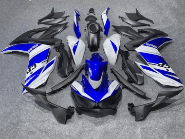 Best 2015-2018 Yamaha YZF R3/R25 Motorcycle Fairings - White Blue UK