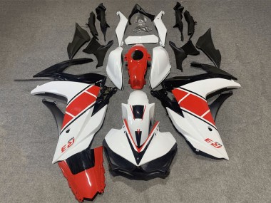 Best 2015-2018 Yamaha YZF R3/R25 Motorcycle Fairing - White Red Black UK