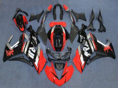 Best 2015-2018 Yamaha YZF R3/R25 Motorcycle Fairings - Red Silver Glossy Black UK