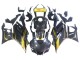 2019-2021 Yamaha YZF R3/R25 Motorcycle Fairings - Gold Black Carbon Fiber UK