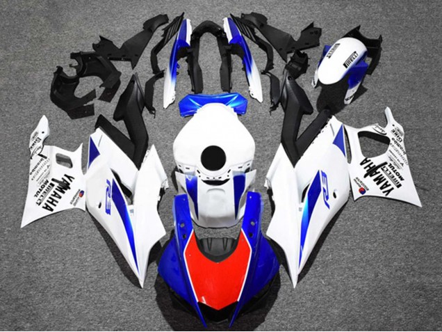 2019-2021 Yamaha YZF R3/R25 Motorcycle Fairings - White Blue Red Black UK