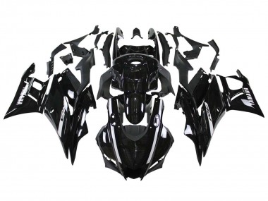Best 2019-2021 Yamaha YZF R3/R25 Motorcycle Fairings - Glossy Black White UK