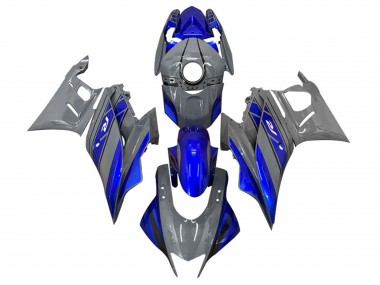 Best 2019-2021 Yamaha YZF R3/R25 Motorcycle Fairings - Grey Blue Black UK