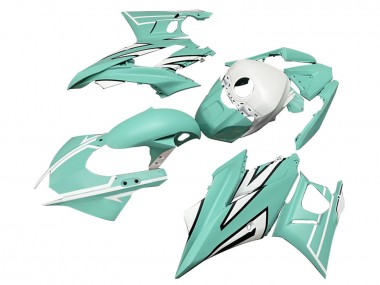 Best 2019-2021 Yamaha YZF R3/R25 Motorcycle Fairings - Light Green White Black UK