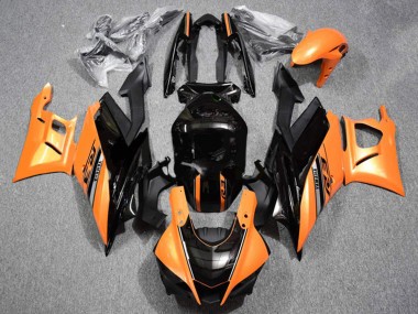 Best 2019-2021 Yamaha YZF R3/R25 Motorcycle Fairings - Orange Glossy Black UK