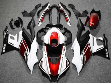 Best 2019-2021 Yamaha YZF R3/R25 Motorcycle Fairings - White Red Black UK