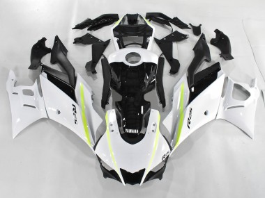 Best 2019-2021 Yamaha YZF R3/R25 Motorcycle Fairings - White Green Black UK