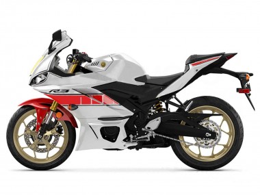 Best 2019-2021 Yamaha YZF R3/R25 Motorcycle Fairings - White Red Yellow Black UK