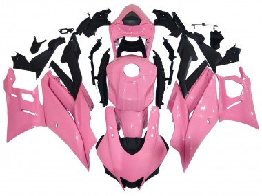Best 2022-2024 Yamaha YZF R3/R25 Motorcycle Fairing - Pink Black UK