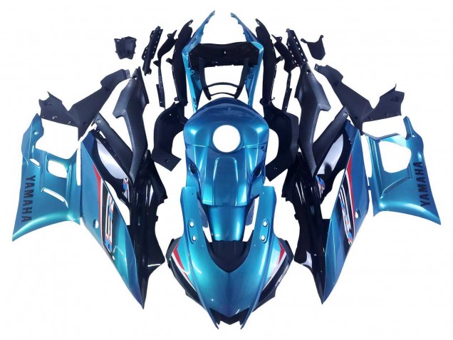 2022-2024 Yamaha YZF R3/R25 Motorcycle Fairing - Blue White Red Black UK