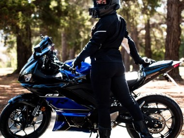 Best 2022-2024 Yamaha YZF R3/R25 Motorcycle Fairings - Blue Glossy Black UK