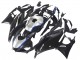 2022-2024 Yamaha YZF R3/R25 Motorcycle Fairings - Black Carbon Fiber Style Silver Blue UK