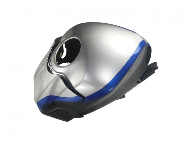 2022-2024 Yamaha YZF R3/R25 Motorcycle Fairings - Black Carbon Fiber Style Silver Blue UK