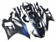 2022-2024 Yamaha YZF R3/R25 Motorcycle Fairings - Marble Black Silver Blue Forged Carbon Fiber Style UK