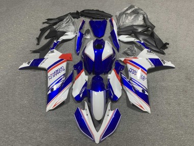 Best 2022-2024 Yamaha YZF R3/R25 Motorcycle Fairings - Blue White Red Semakin Didepan UK