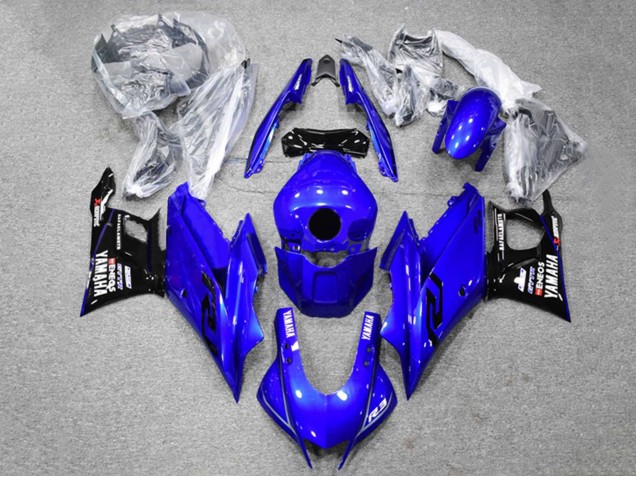 2022-2024 Yamaha YZF R3/R25 Motorcycle Fairings - Blue Black ENEOS UK