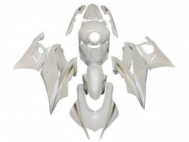 Best 2022-2024 Yamaha YZF R3/R25 Motorcycle Fairings - White Gold UK