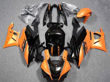 Best 2022-2024 Yamaha YZF R3/R25 Motorcycle Fairings - Orange Glossy Black UK