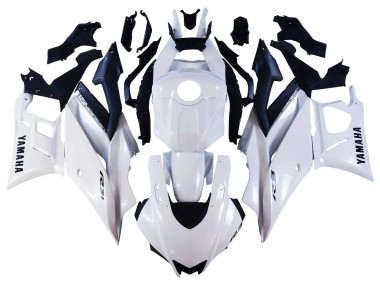 Best 2022-2024 Yamaha YZF R3/R25 Motorcycle Fairings - White UK
