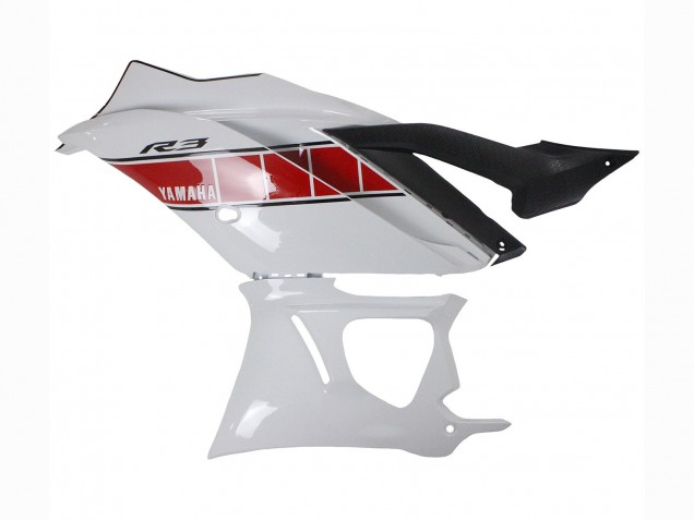 2022-2024 Yamaha YZF R3/R25 Motorcycle Fairings - White Red Yellow Black UK