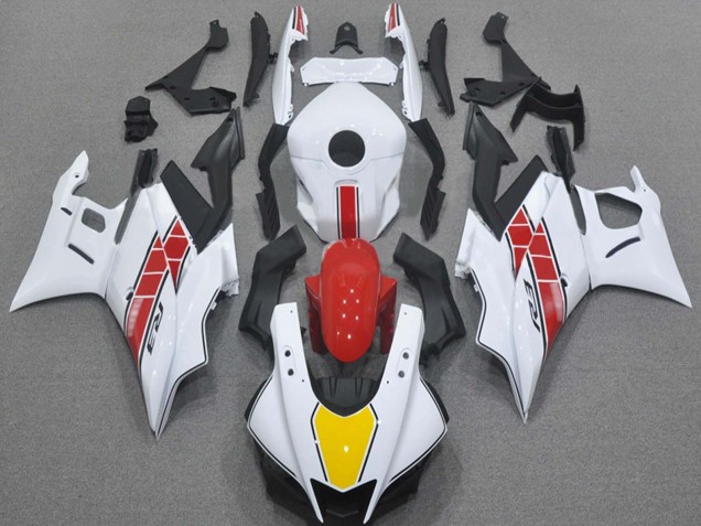 2022-2024 Yamaha YZF R3/R25 Motorcycle Fairings - White Red Yellow Black UK