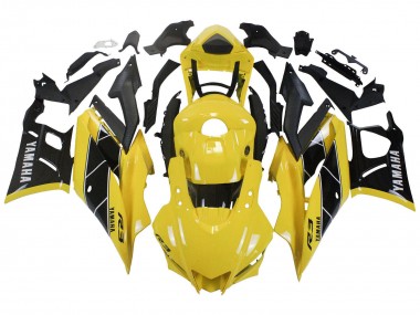 Best 2022-2024 Yamaha YZF R3/R25 Motorcycle Fairing - Yellow Black UK
