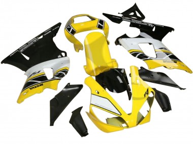 Best 2022-2024 Yamaha YZF R3/R25 Motorcycle Fairings - Yellow White Black Motul UK