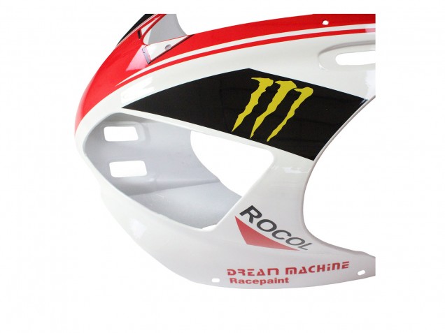 1998-1999 Yamaha YZF 1000 R1 Motorcycle Fairings - Red White Black Yellow Monster Milwaukee MAXXIS 11 UK
