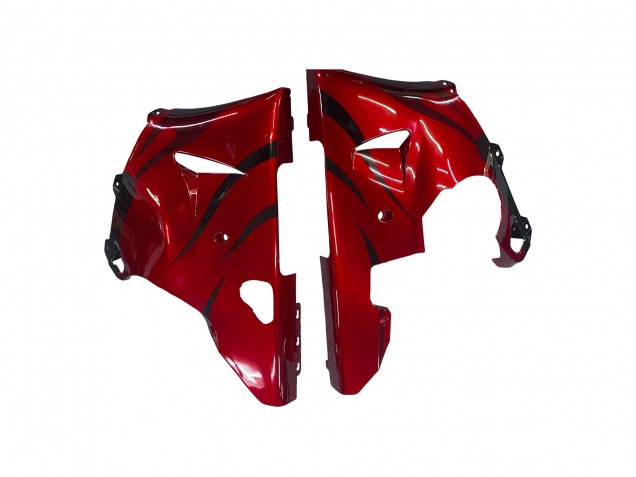 1998-1999 Yamaha YZF 1000 R1 Motorcycle Fairings - Glossy Black Red UK