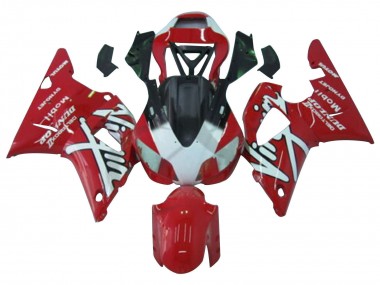 Best 1998-1999 Yamaha YZF 1000 R1 Motorcycle Fairings - Red White Black Dunlop UK