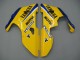 2000-2001 Yamaha YZF 1000 R1 Motorcycle Fairings - White Yellow Blue Motul Camel UK