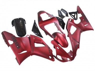 Best 2000-2001 Yamaha YZF 1000 R1 Motorcycle Fairings - Matte Red UK