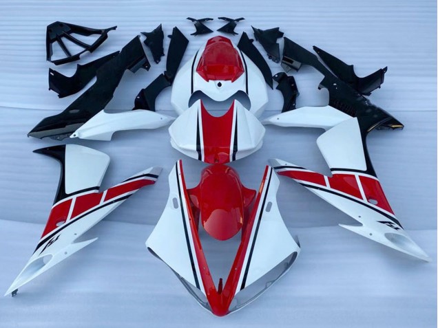 2002-2003 Yamaha YZF 1000 R1 Motorcycle Fairings - White Red Black UK